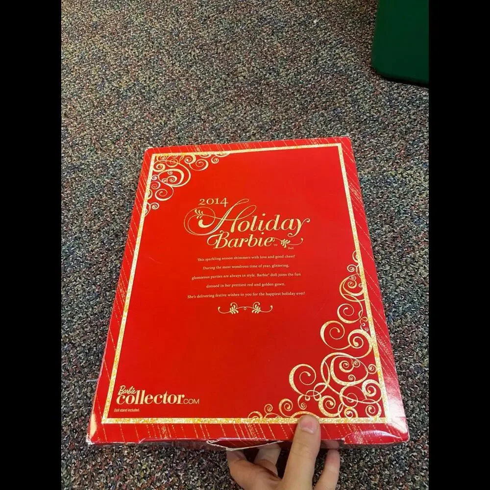 NIB MATTEL 2014  HOLIDAY BARBIE Collection Model BDH13‎